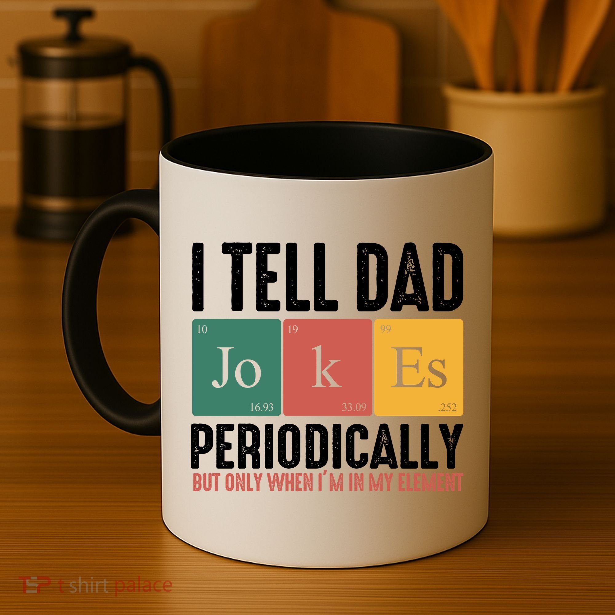 I Tell Dad Jokes Periodically Dad Funny Coffee Mug