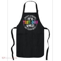 Its Test Day Yall Funny Testing Day For Teacher Student Apron thumb 0