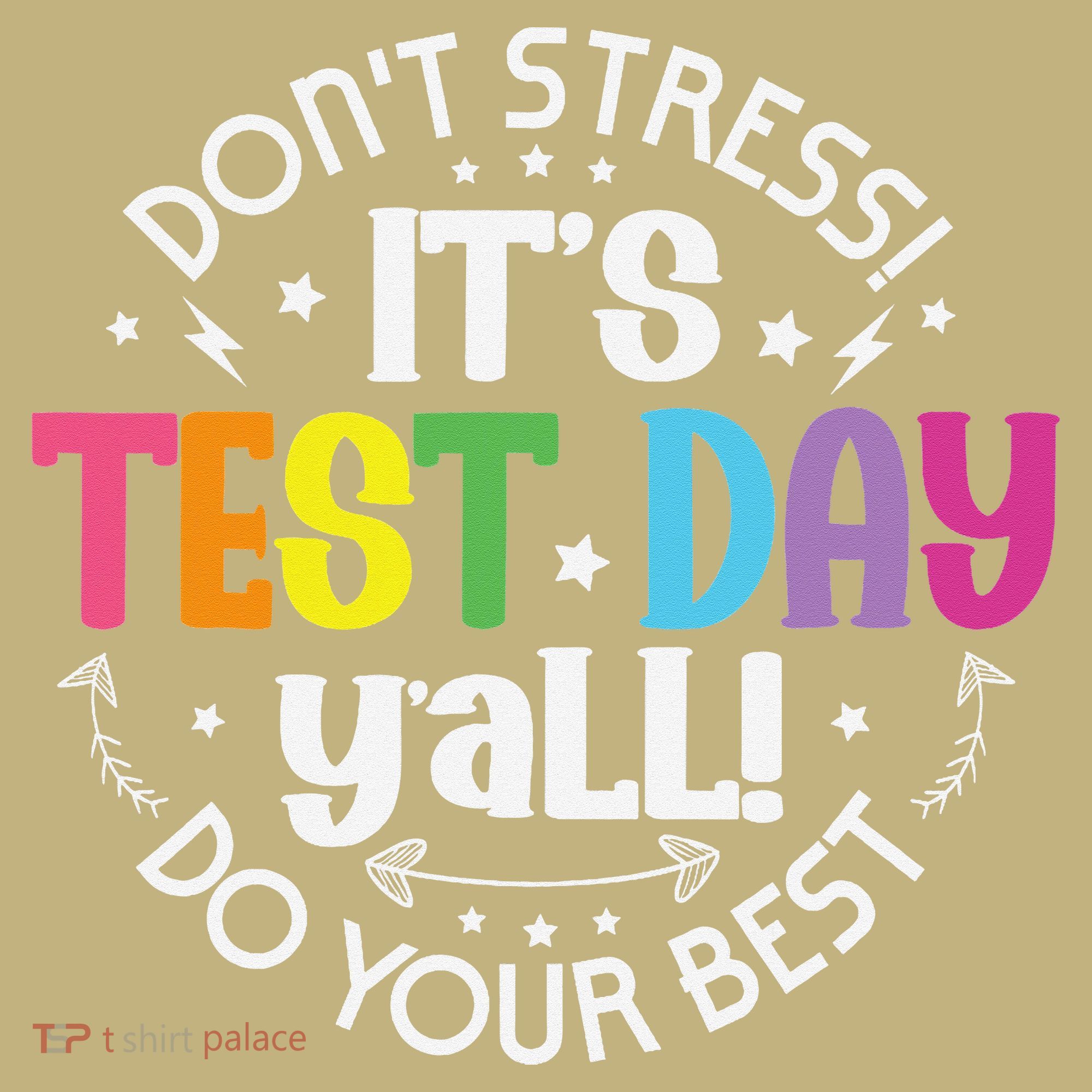Its Test Day Yall Funny Testing Day For Teacher Student Mousepad