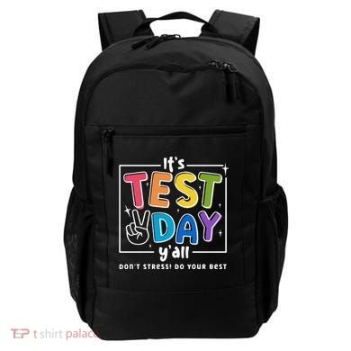 It's Test Day Y'all Don't Stress Do Your Best Testing Day Teacher Stude Backpack