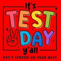 It's Test Day Y'all Don't Stress Do Your Best Testing Day Teacher Stude Santa Hat thumb 1