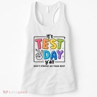 It's Test Day Y'all Don't Stress Do Your Best Testing Day Teacher Stude Women's Tank Top thumb 0