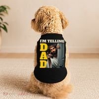 Im Telling Dad Funny Religious Christian Jesus Crown Doggie Tank thumb 2