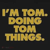 I'm Tom Doing Tom things Funny Birthday Name Bucket Hat thumb 4
