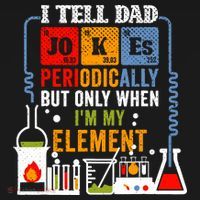 I Tell Dad Jokes Periodically Fathers Day Chemistry Lovers Sweatshirt thumb 3