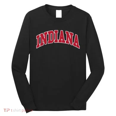 Indiana Throwback Design Classic Long Sleeve Shirt