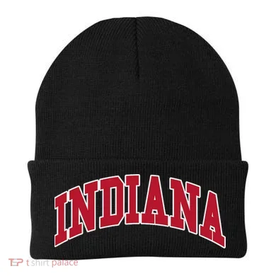 Indiana Throwback Design Classic Beanie