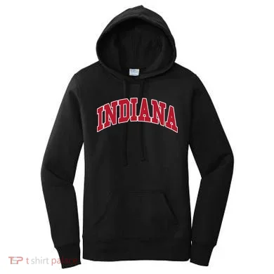 Indiana Throwback Design Classic Women's Hoodie