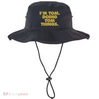 Im Tom Doing Tom Things Funny Birthday Name Bucket Hat thumb 0