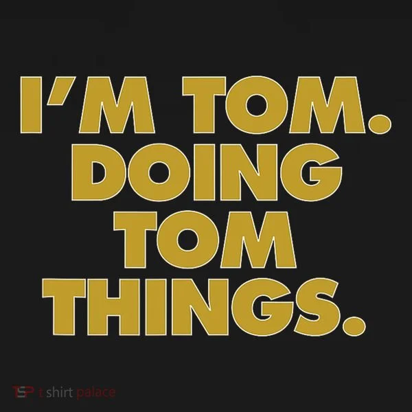Im Tom Doing Tom Things Funny Birthday Name Bucket Hat