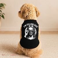 Im Telling Dad Funny Religious Christian Jesus Meme Doggie Tank thumb 2