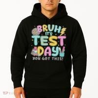 It’s Test Day Rock The School Test Day Teacher Hoodie thumb 2
