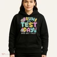It’s Test Day Rock The School Test Day Teacher Hoodie thumb 5
