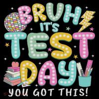 It’s Test Day Rock The School Test Day Teacher Sweatshirt thumb 3