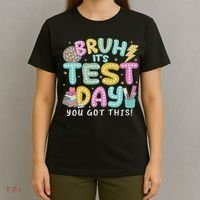 It’s Test Day Rock The School Test Day Teacher T-Shirt thumb 4