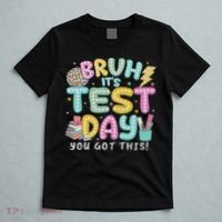 It’s Test Day Rock The School Test Day Teacher T-Shirt thumb 5