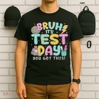It’s Test Day Rock The School Test Day Teacher T-Shirt thumb 6