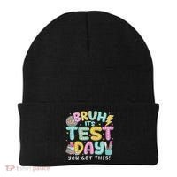 It’s Test Day Rock The School Test Day Teacher Beanie thumb 0