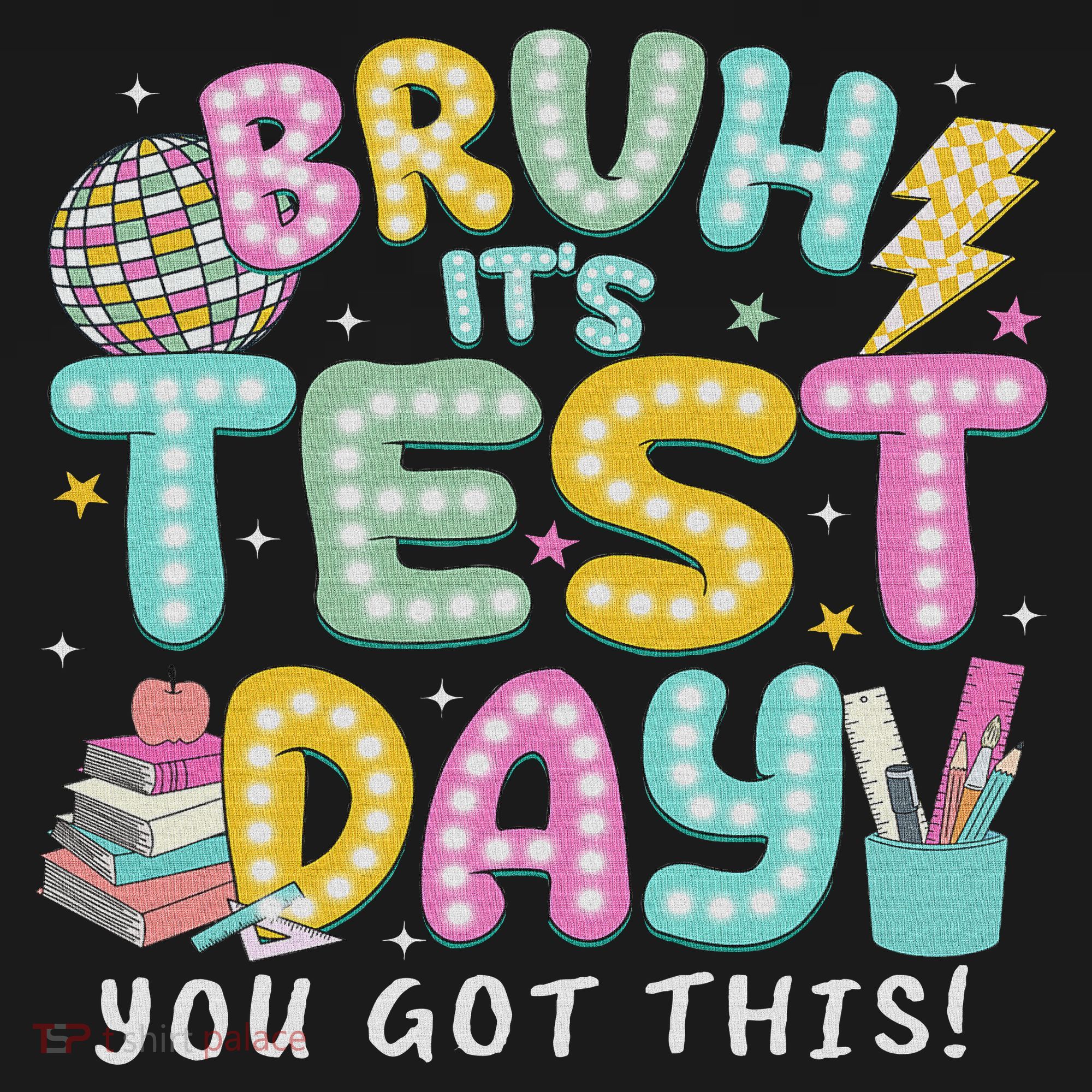 It’s Test Day Rock The School Test Day Teacher Polo