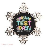 It’s Test Day Rock The School Test Day Teacher Ornament thumb 0