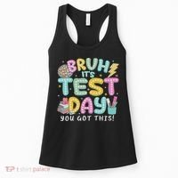 It’s Test Day Rock The School Test Day Teacher Women's Tank Top thumb 0