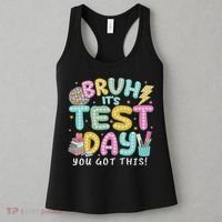 It’s Test Day Rock The School Test Day Teacher Women's Tank Top thumb 3