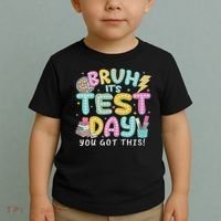 It’s Test Day Rock The School Test Day Teacher Toddler T-Shirt thumb 2