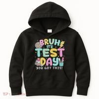It’s Test Day Rock The School Test Day Teacher Kids Hoodie thumb 0