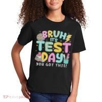It’s Test Day Rock The School Test Day Teacher Kids T-Shirt thumb 2