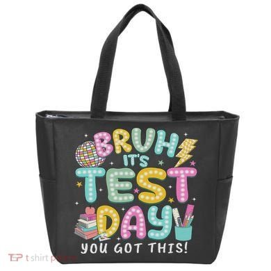 It’s Test Day Rock The School Test Day Teacher Tote Bag
