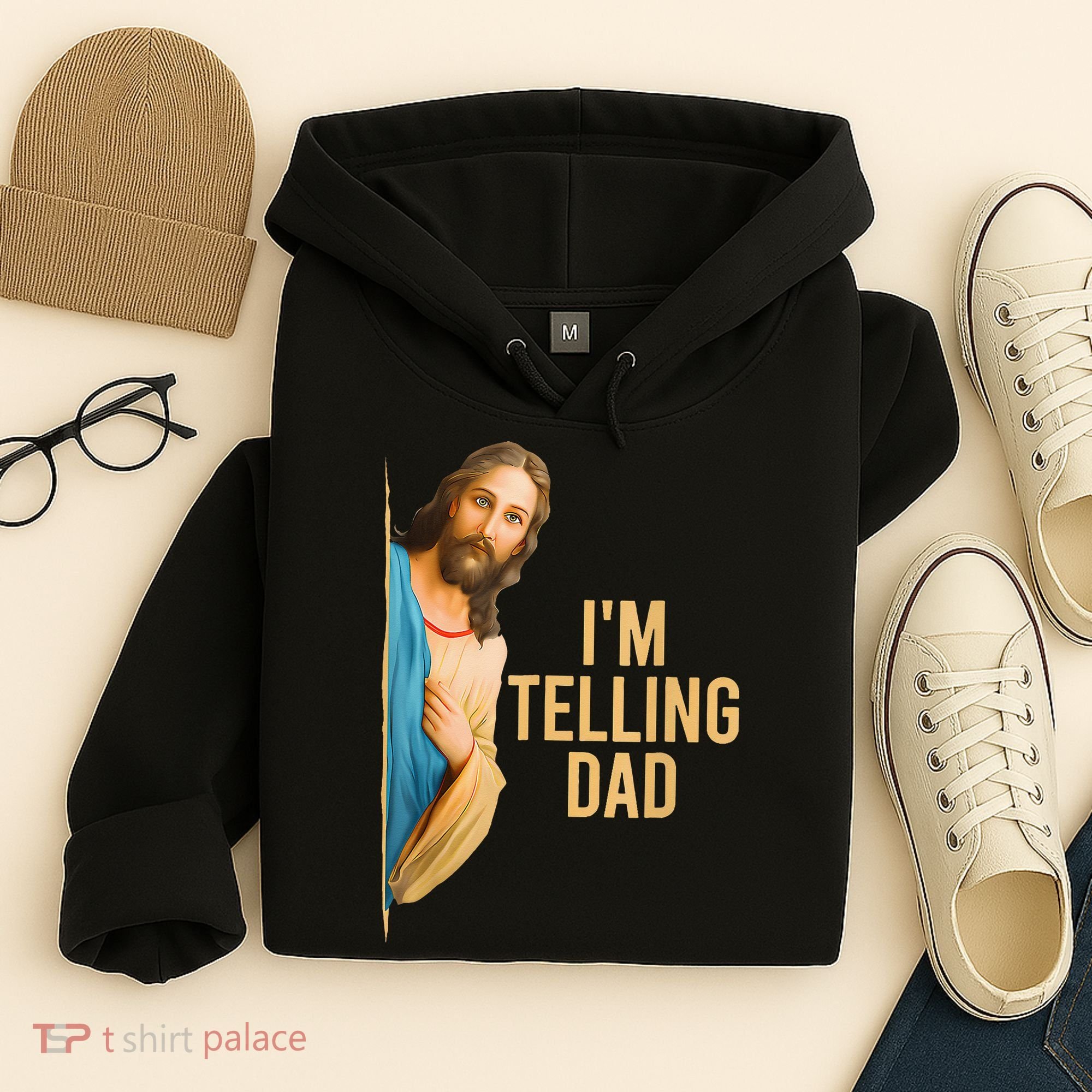 IM Telling Dad Jesus Meme Hoodie