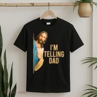 IM Telling Dad Jesus Meme T-Shirt thumb 2