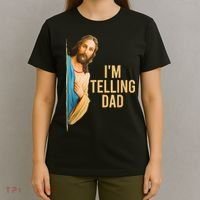 IM Telling Dad Jesus Meme T-Shirt thumb 4