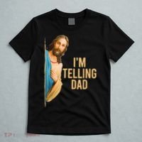 IM Telling Dad Jesus Meme T-Shirt thumb 5