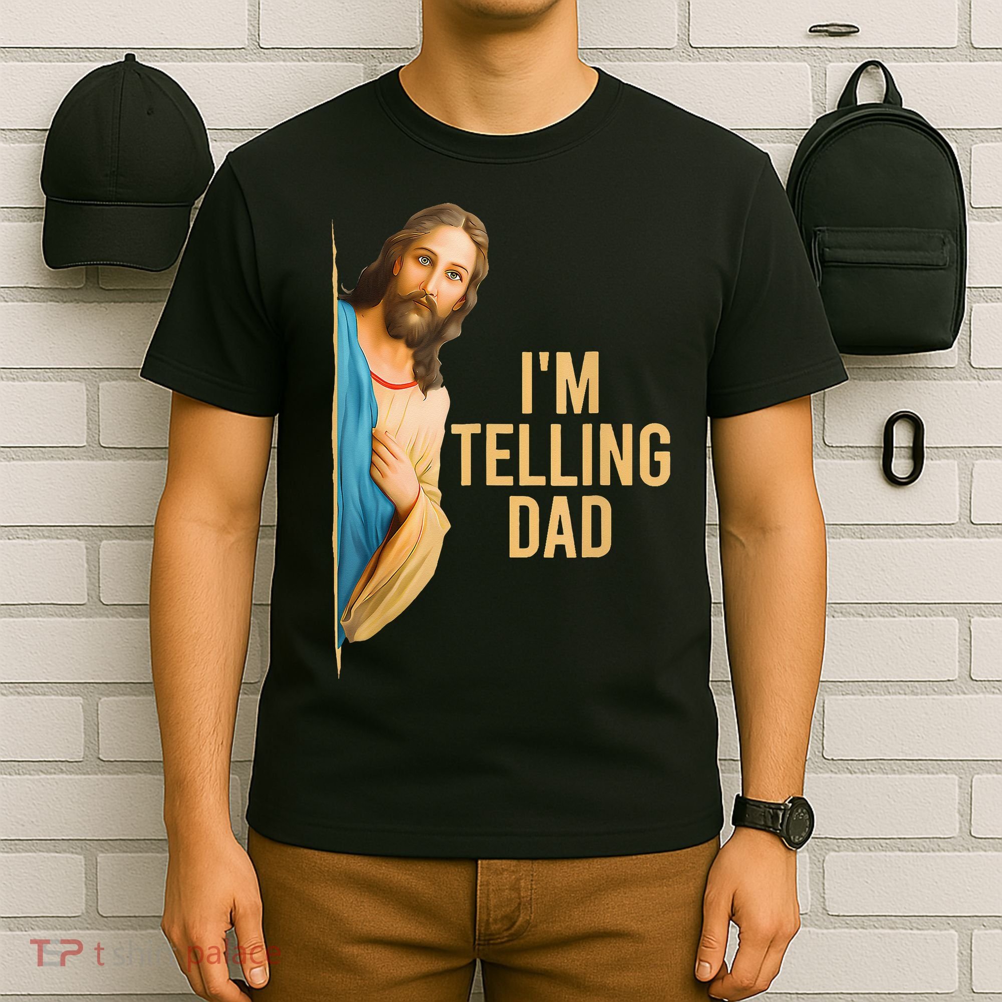 IM Telling Dad Jesus Meme T-Shirt