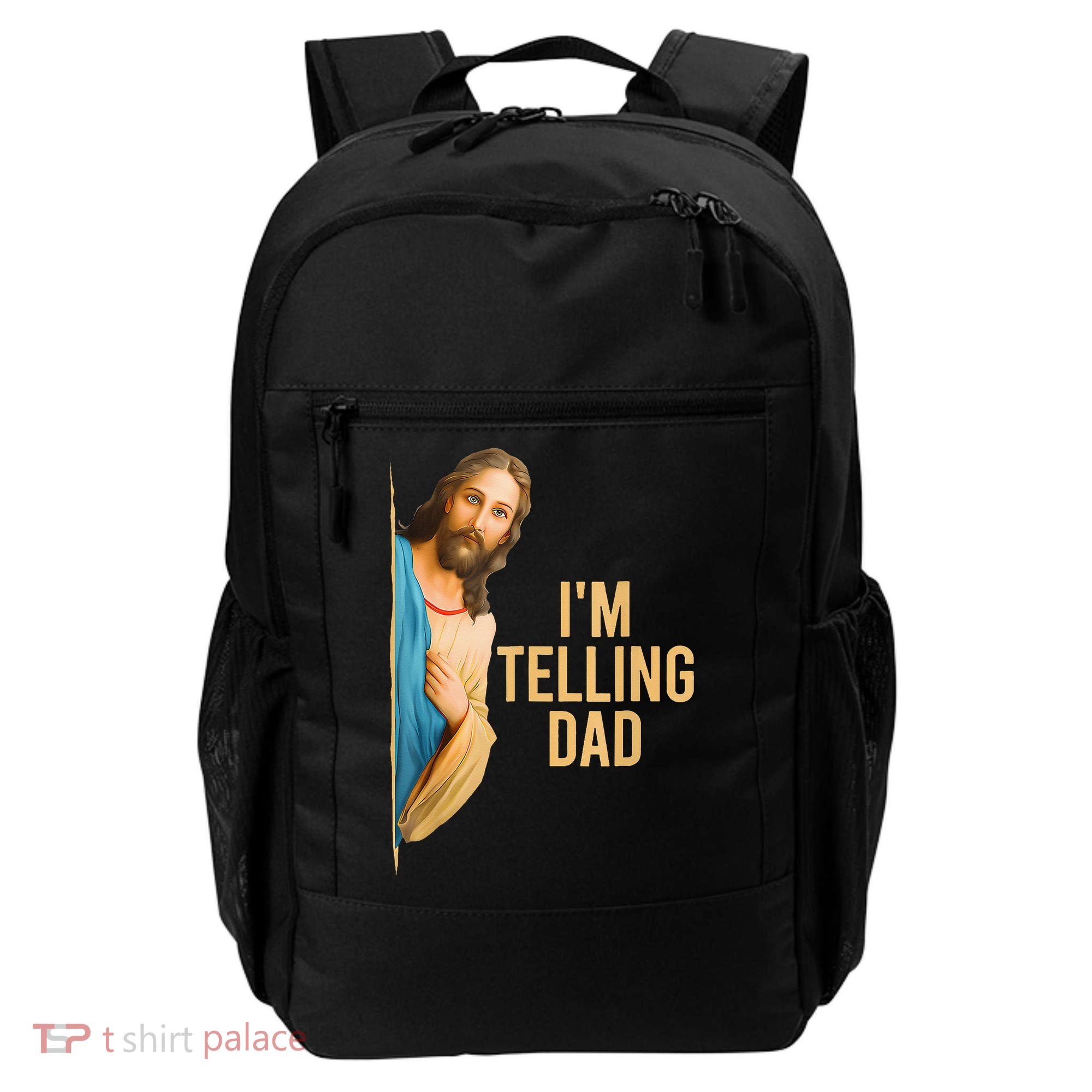 IM Telling Dad Jesus Meme Backpack