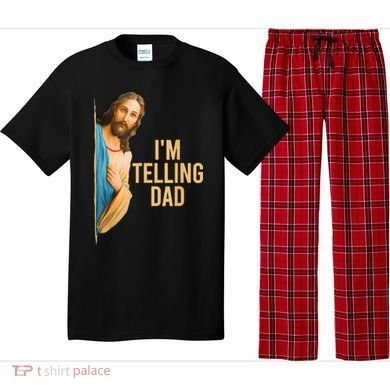 IM Telling Dad Jesus Meme Pajama Set