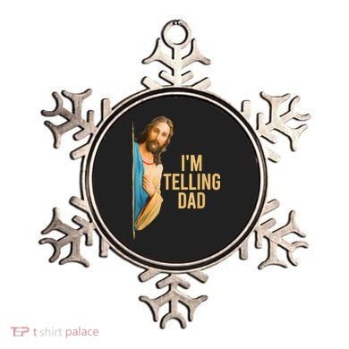 IM Telling Dad Jesus Meme Ornament