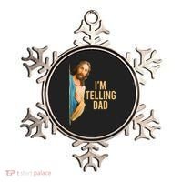 IM Telling Dad Jesus Meme Ornament thumb 0