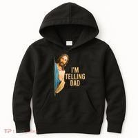 IM Telling Dad Jesus Meme Kids Hoodie thumb 0