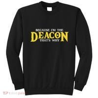IM The Deacon Christian Church Christian Minister Sweatshirt thumb 0