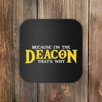 IM The Deacon Christian Church Christian Minister Coaster thumb 0