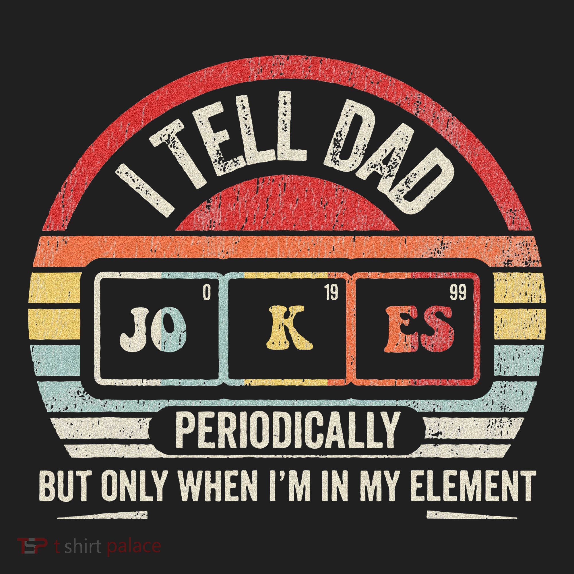 I Tell Dad Jokes Periodically Element Beanie