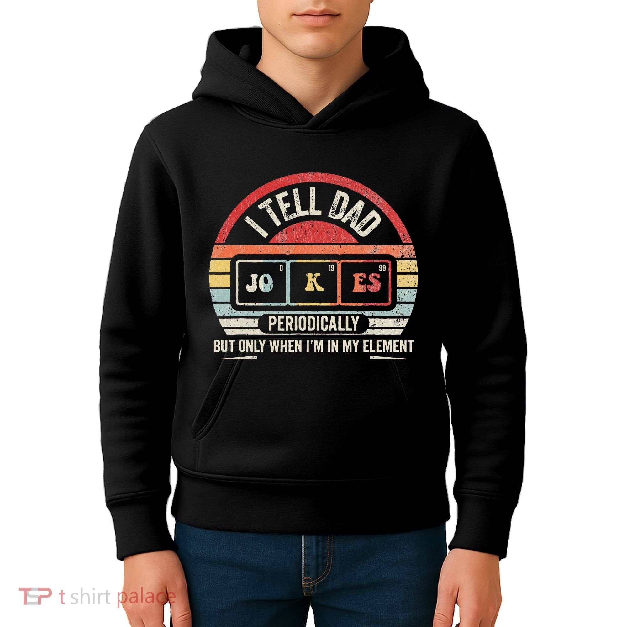 I Tell Dad Jokes Periodically Element Kids Hoodie