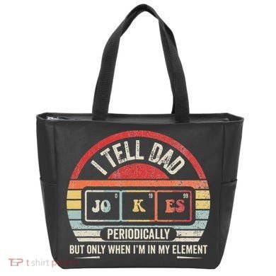I Tell Dad Jokes Periodically Element Tote Bag