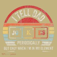 I Tell Dad Jokes Periodically Element Mousepad thumb 1