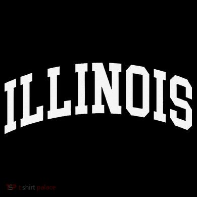 Illinois Throwback Design Classic Stripe Pom Pom Beanie