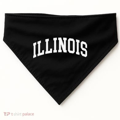 Illinois Throwback Design Classic USA-Made Doggie Bandana
