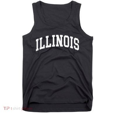 Illinois Throwback Design Classic Tank Top