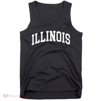 Illinois Throwback Design Classic Tank Top